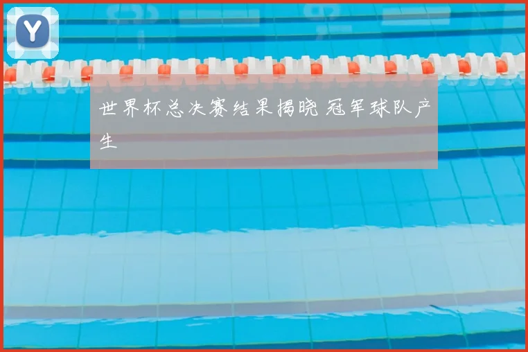 世界杯总决赛结果揭晓 冠军球队产生